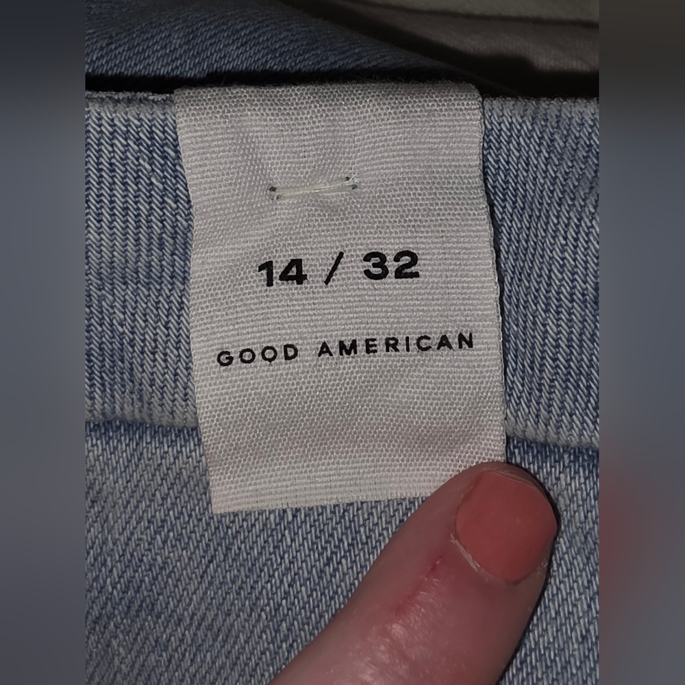 Good American Good 90's Relaxed Jean- size 14/32- NWT 💙 - Picture 7 of 9